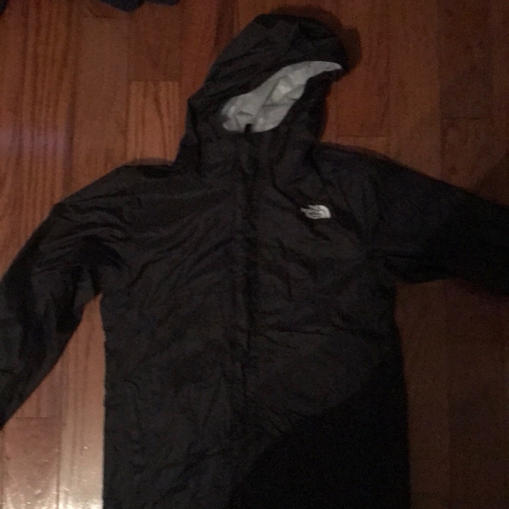 Black rain coat